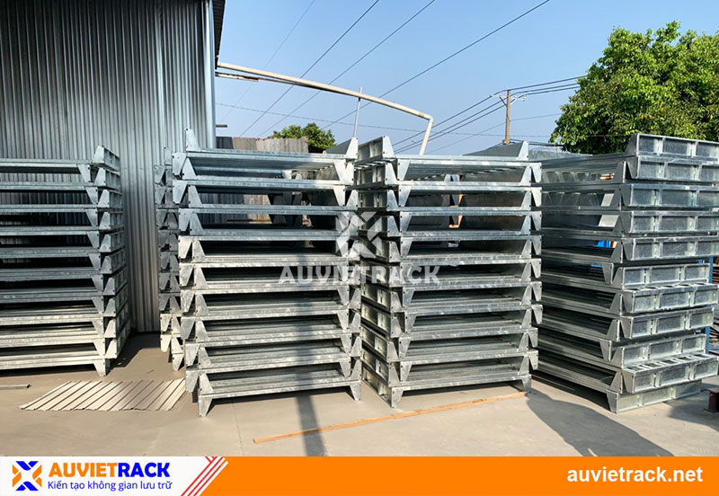Pallet sắt khung đế Âu Việt Rack