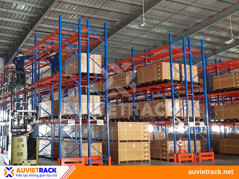 Kệ chứa hàng Au Viet Rack chất lượng chuẩn ISO, Độ bền 10+ năm