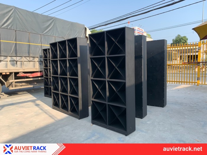 KỆ SẮT ĐỂ RƯỢU - THÉP SS400 - SƠN TĨNH ĐIỆN