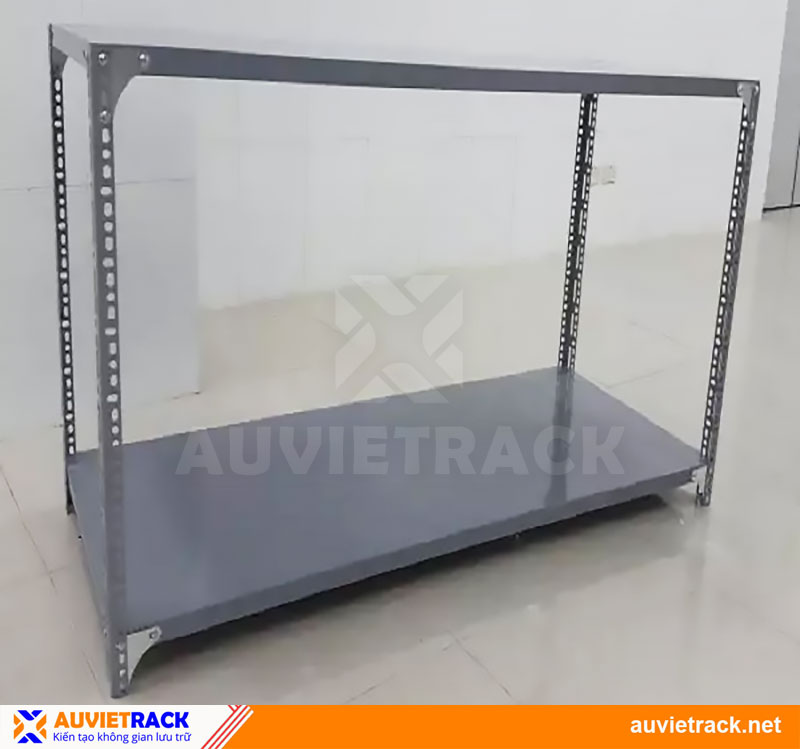 Mua kệ sắt V lỗ 2 tầng tại Au Viet Rack giá rẻ, chuẩn chất lượng