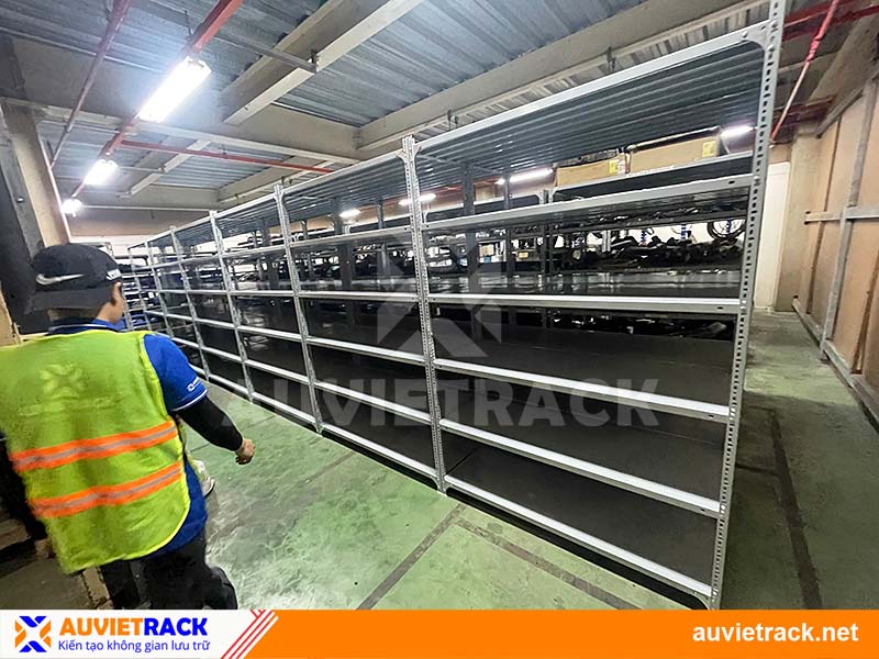 Kệ sắt V lỗ 6 tầng Au Viet Rack